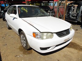 2001 Toyota Corolla LE White 1.8L AT #Z22906